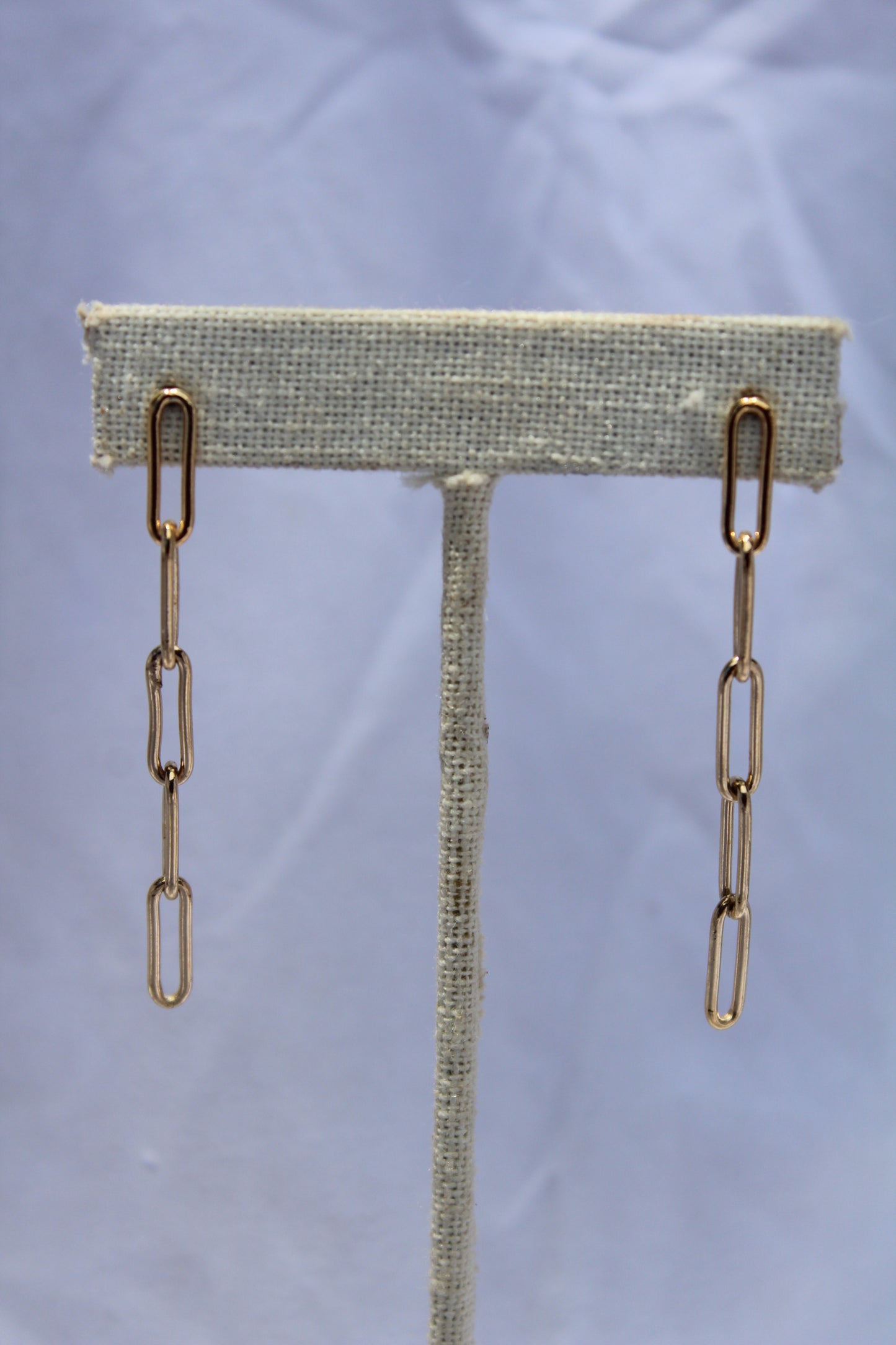 Chain link earrings