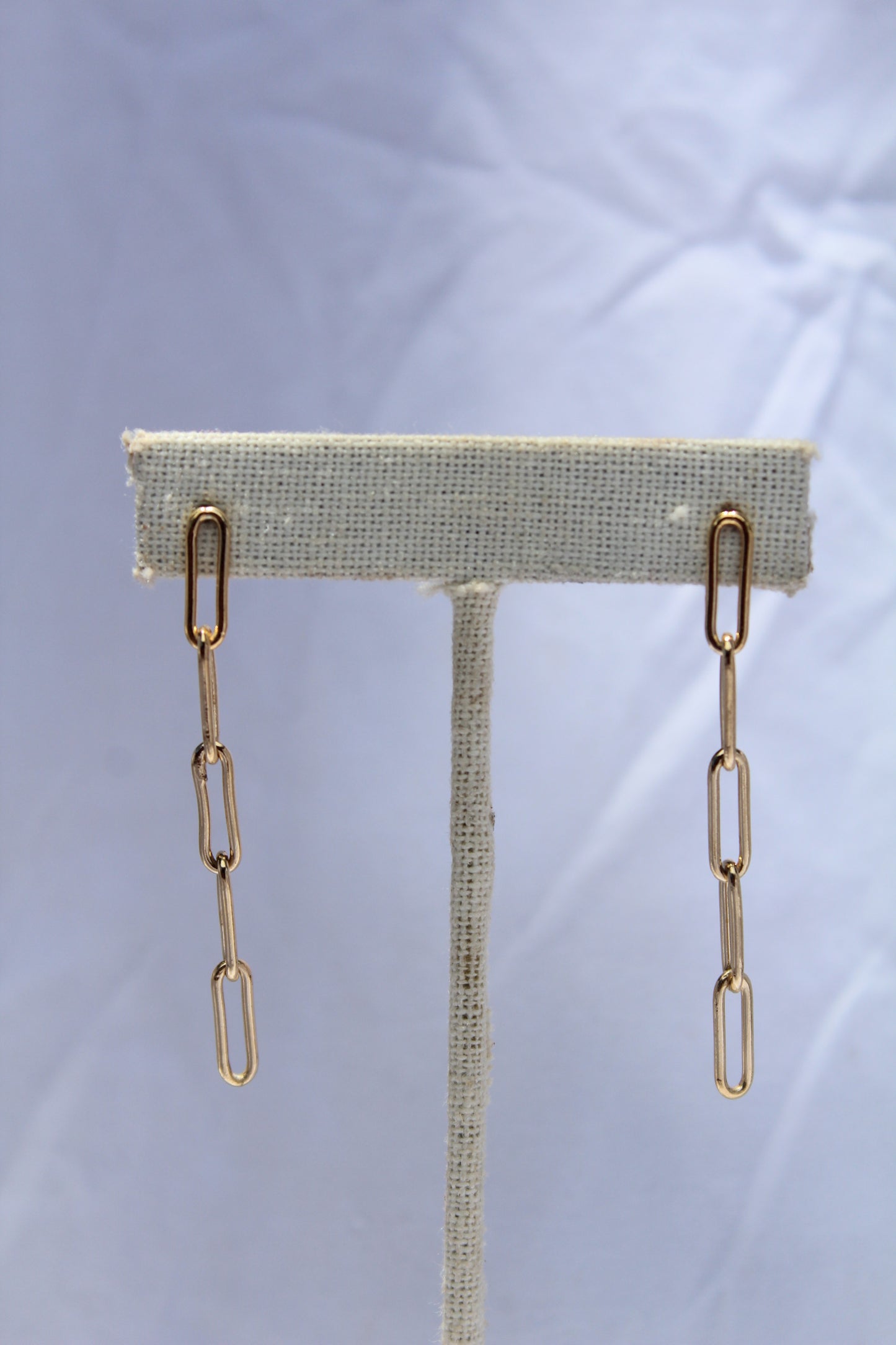 Chain link earrings